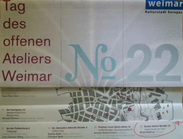 Tag des offenen Ateleirs Weimer