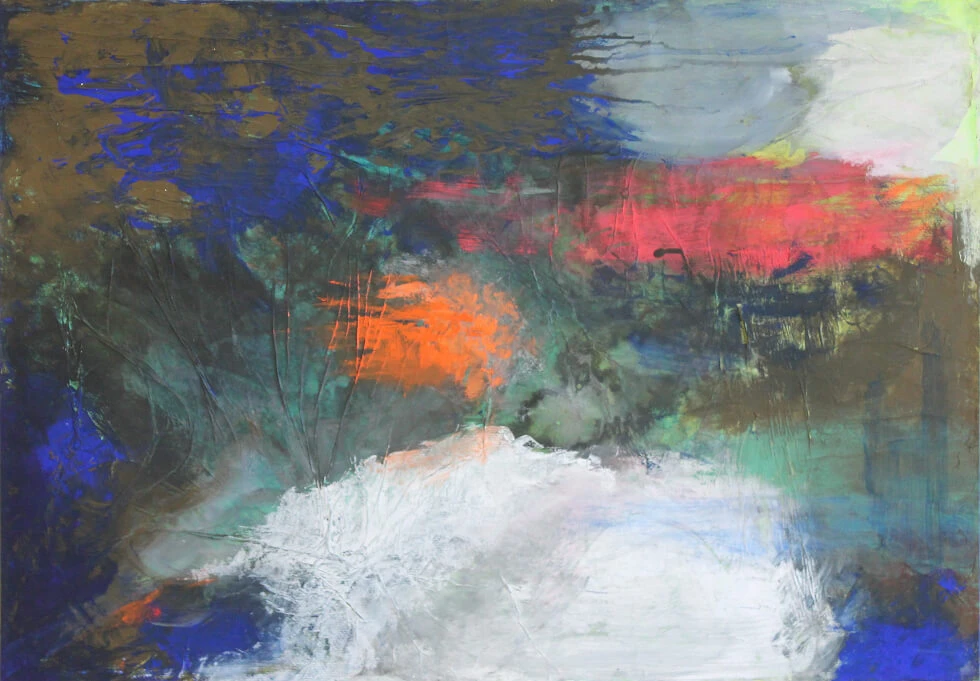 Abstract Blue: Orange